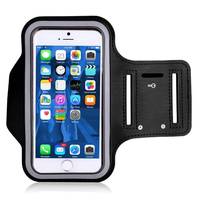 Water Resistant Gym Sports Fitness Holder Cover for iPhone X 8 7 6 For Galaxy S9 Plus Note 8 Running Armband Hiking Phone Case