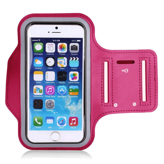 Water Resistant Gym Sports Fitness Holder Cover for iPhone X 8 7 6 For Galaxy S9 Plus Note 8 Running Armband Hiking Phone Case
