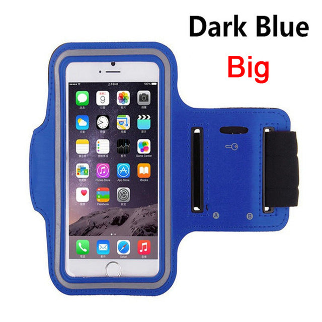 High Quality Waterproof 5.5" Gym Running Phone Bag Arm Band Case for iPhone 7 Outdoor Sports Phone Holder Armband Case for J4 J6