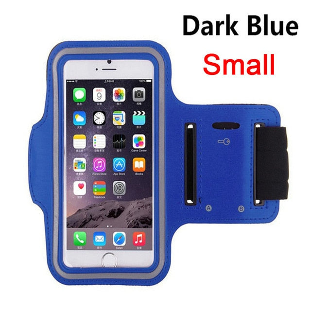 High Quality Waterproof 5.5" Gym Running Phone Bag Arm Band Case for iPhone 7 Outdoor Sports Phone Holder Armband Case for J4 J6