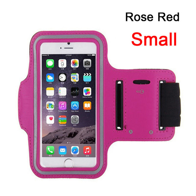 High Quality Waterproof 5.5" Gym Running Phone Bag Arm Band Case for iPhone 7 Outdoor Sports Phone Holder Armband Case for J4 J6