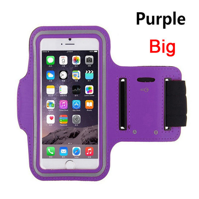 High Quality Waterproof 5.5" Gym Running Phone Bag Arm Band Case for iPhone 7 Outdoor Sports Phone Holder Armband Case for J4 J6
