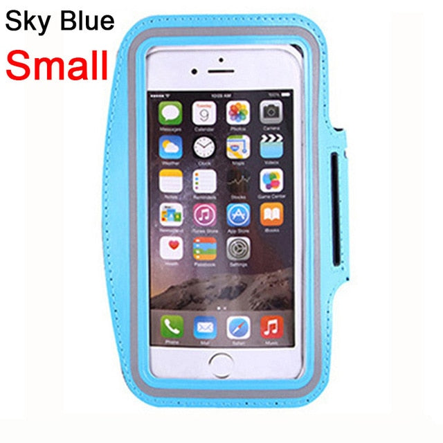 High Quality Waterproof 5.5" Gym Running Phone Bag Arm Band Case for iPhone 7 Outdoor Sports Phone Holder Armband Case for J4 J6
