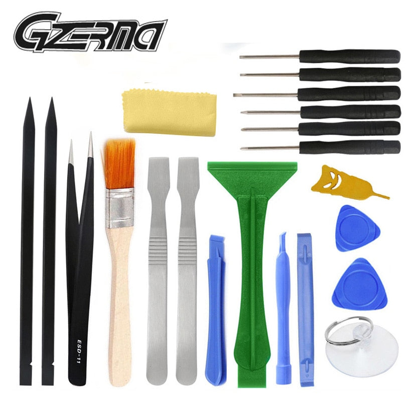 21 in 1 Professional Mobile Phones Repair Tools Kit Disassembly Screwdriver Set for For Samsung Galaxy For Oneplus 6T 6 5T 5 3