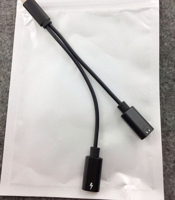 For iphone 7 8 Plus Earphone Audio Charging Adapter Splitter Cable Music /Phone Call/Charging Audio Cable for iphone X XR XS MAX