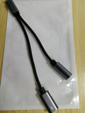 For iphone 7 8 Plus Earphone Audio Charging Adapter Splitter Cable Music /Phone Call/Charging Audio Cable for iphone X XR XS MAX